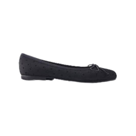 Beberlis 24648 Black Mesh Children's Ballet Flat