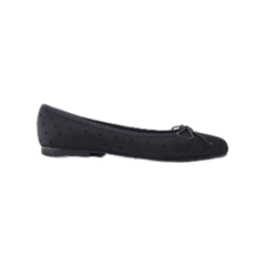 Beberlis 24648 Black Mesh Children's Ballet Flat