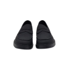 Blublonc Helga Black Gum Sport Loafer