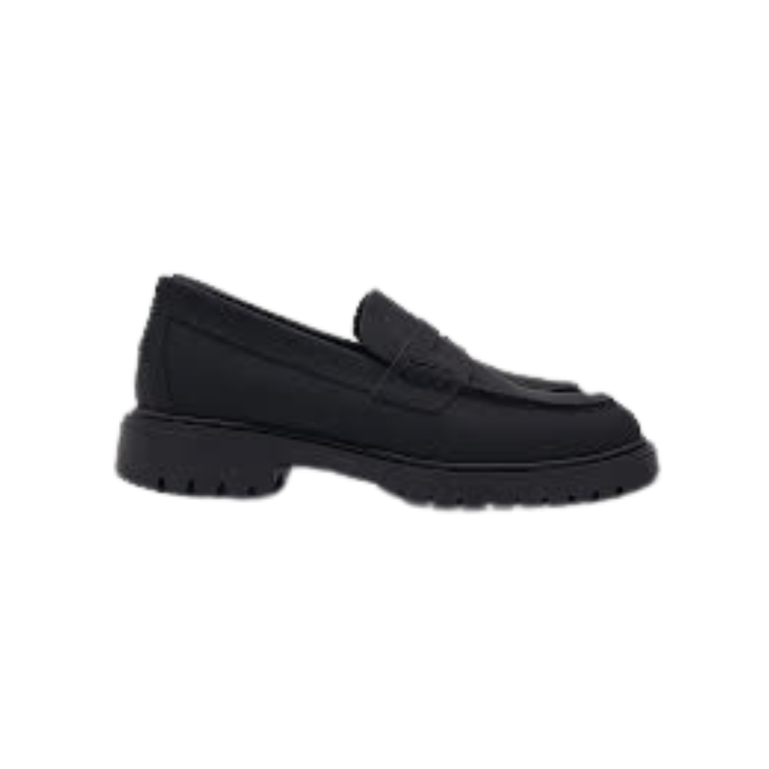 Blublonc Helga Black Gum Sport Loafer