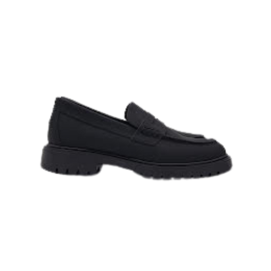 Blublonc Helga Black Gum Sport Loafer