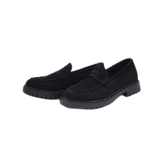 Blublonc Hazel Black Suede Loafer