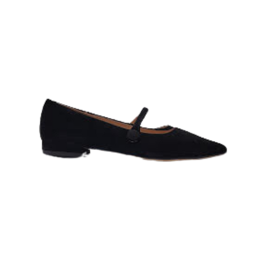 Viviamos Padma Black Suede Maryjane