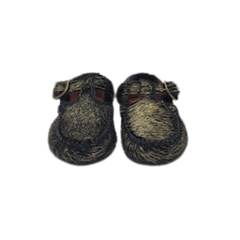 Atlanta 34G Black/Gold Children's Shoe