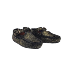 Atlanta 34G Black/Gold Children's Shoe