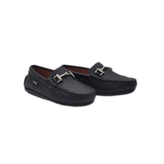 Atlanta 49G Children's Black Leather Moccasin