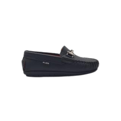 Atlanta 49G Children's Black Leather Moccasin