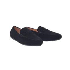Viviamos Sammy Ladies Black Suede Loafer