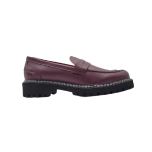 Viviamos Macy Wine Leather Ladies Loafer