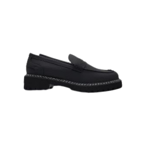 Viviamos Macy Black Gum Ladies Loafer