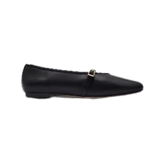 Viviamos Shirley Black Leather Dress Shoe