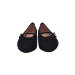 Viviamos Shirley Black Suede Dress Shoe