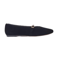 Viviamos Shirley Black Suede Dress Shoe
