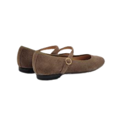 Viviamos Sue Taupe Suede Mary Jane