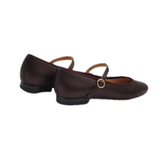 Viviamos Sue Brown Leather Ladies Mary Jane
