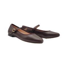 Viviamos Sue Brown Leather Ladies Mary Jane