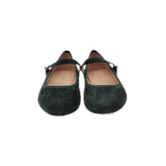 Viviamos Sue Green Suede Ladies Mary Jane