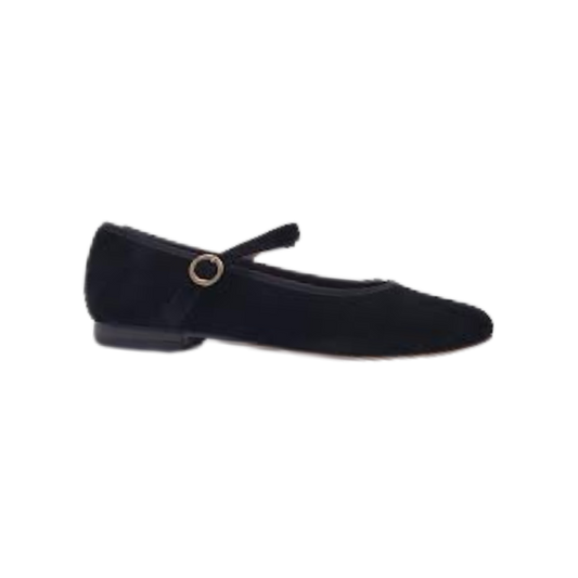 Viviamos Sue Black Suede Ladies Mary Jane