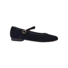 Viviamos Sue Black Suede Ladies Mary Jane