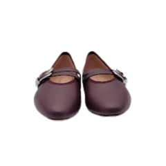 Viviamos Lara Wine Leather Ladies Mary Jane