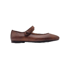 Papanatas 6315 Brown Leather Mary Jane