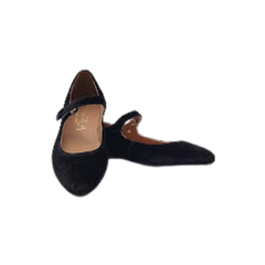 Papanatas 48015 Black Velvet Mary Jane