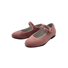 Luccini J109 Children's Pink Velvet Mary Jane