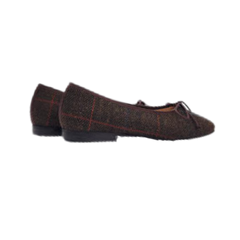 Brunella 416 Ladies Brown Flannel Ballet