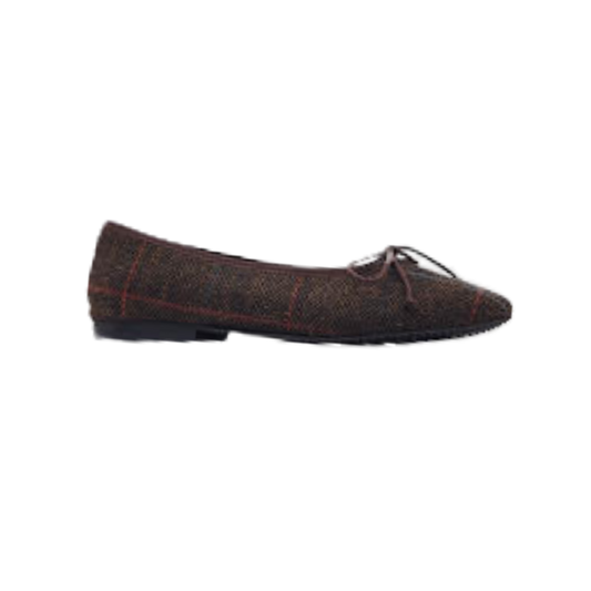 Brunella 416 Ladies Brown Flannel Ballet