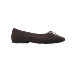 Brunella 416 Ladies Brown Flannel Ballet