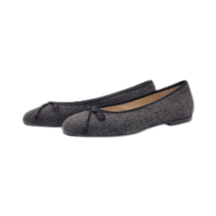 Brunella Devorah Grey Flannel Flats