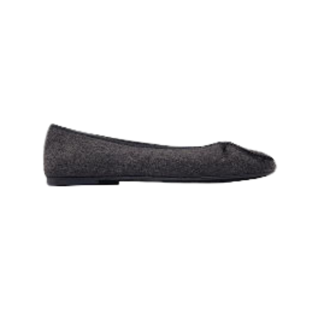 Brunella Devorah Grey Flannel Flats