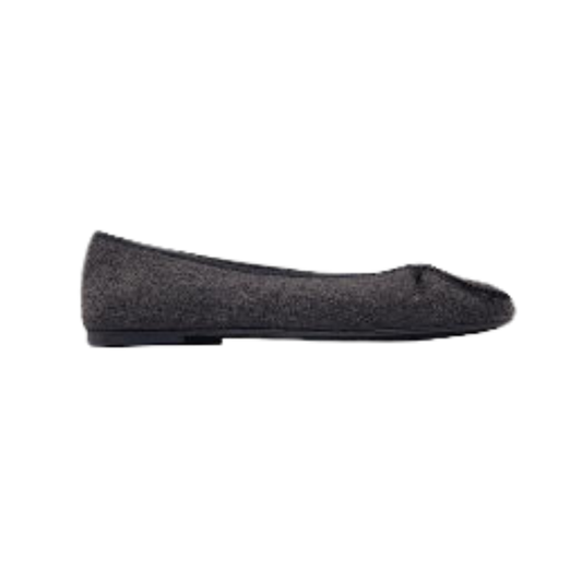 Brunella Devorah Grey Flannel Flats