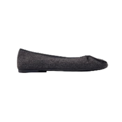 Brunella Devorah Grey Flannel Flats