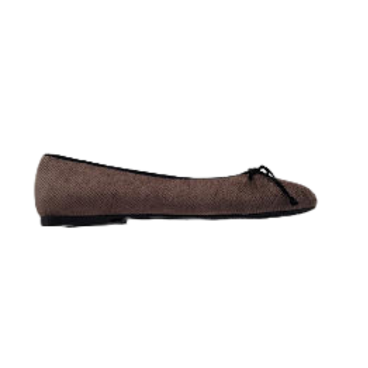 Brunella Devorah Taupe Velvet Flats