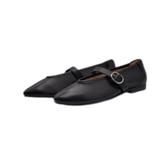 Brunella 535 Ladies Black Leather Mary Jane