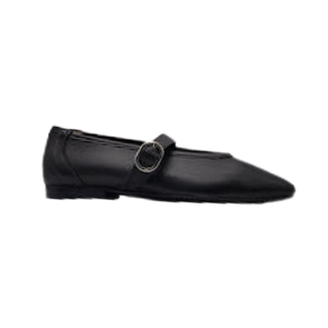 Brunella 535 Ladies Black Leather Mary Jane