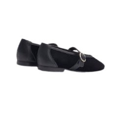 Brunella 535 Ladies Black Velvet Mary Jane