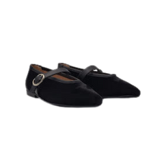 Brunella 535 Ladies Black Velvet Mary Jane