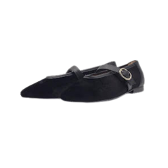 Brunella 535 Ladies Black Velvet Mary Jane