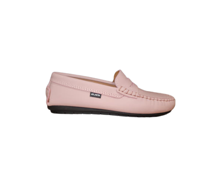 Atlanta Moccasin 32G Children's Pink Gum Loafer