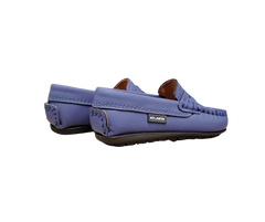 Atlanta Moccasin 32G Children's Blue Gum Loafer