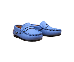 Atlanta Moccasin 32G Children's Blue Gum Loafer