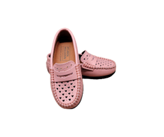 Atlanta Moccasin 32G Holes Children's Pink Loafer