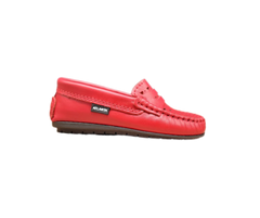 Atlanta Moccasin 32G Holes Children's Red Loafer