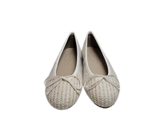Papanatas 5631 Beige/Pink Fabric Ballet Flats