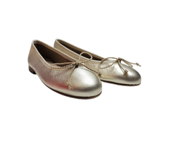 Papanatas 5631 Gold Ballet Flats