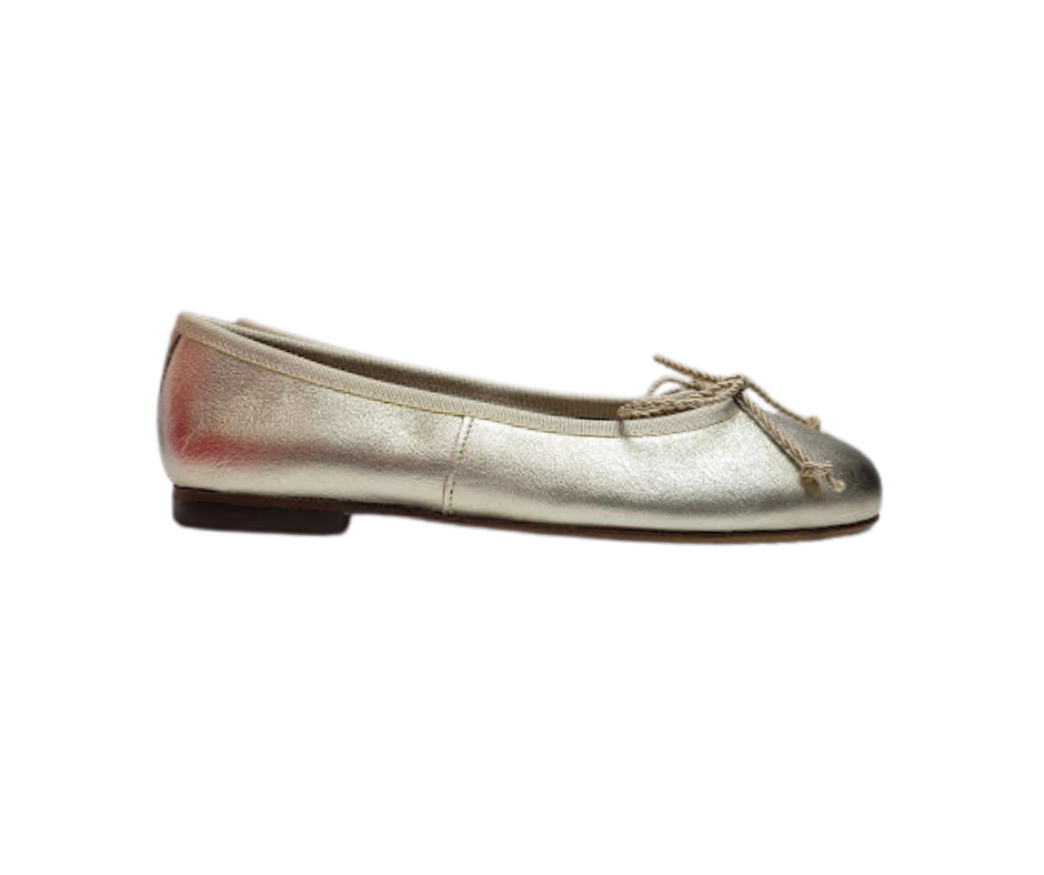 Papanatas 5631 Gold Ballet Flats