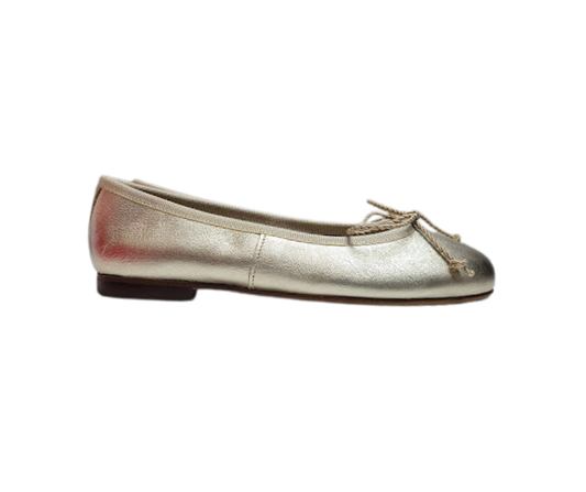 Papanatas 5631 Gold Ballet Flats