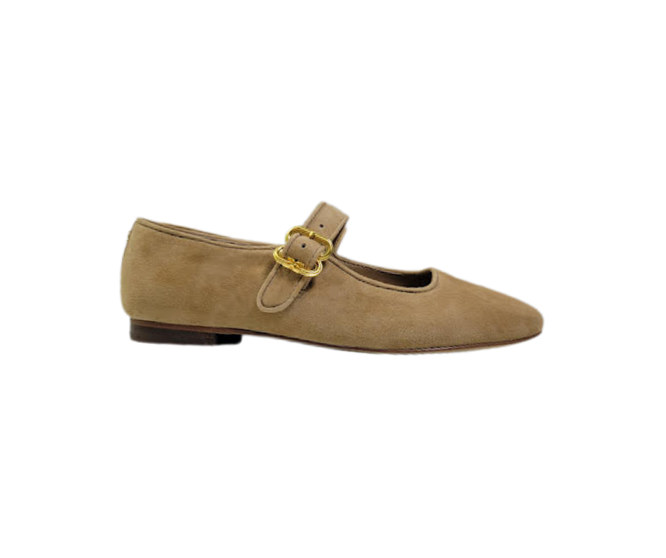 Sam Edeman Michaela Beige Suede Mary Jane